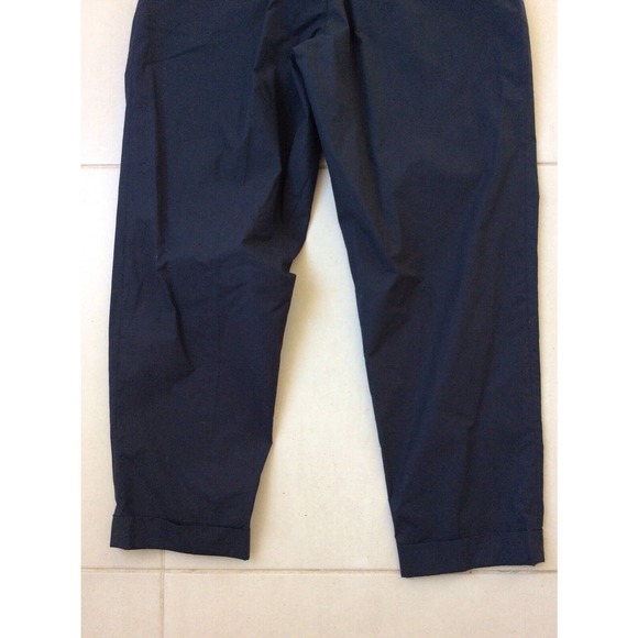 Officine Generale Pierre Cuffed Pants High Waist Pleated Cotton - Picture 11 of 13